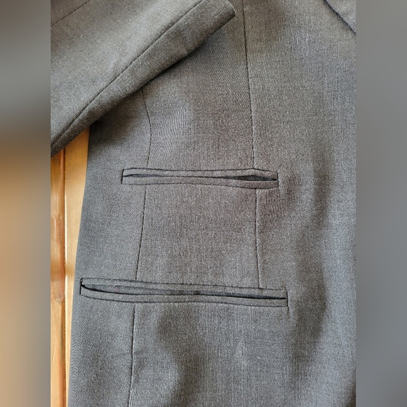 Vintage Larry Levine Classic Gray Womens Blazer Size 10 - Picture 13 of 16